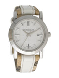 Burberry Heritage Nova Heritage White Dial Leather Strap Watch for Women - BU1395 Buy Now By Burberry