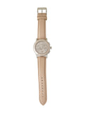 Burberry The City Chronograph Rose Gold Dial Beige Leather Strap Watch For Women - BU9702 Buy Now By Burberry