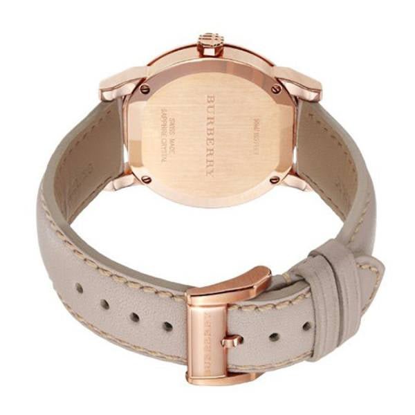 Burberry The City Diamonds Beige Dial Beige Leather Strap Watch for Women - BU9131 Buy Now By Burberry