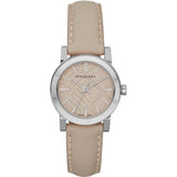 Burberry The City Beige Dial Beige Leather Strap Watch for Women - BU9207 Buy Now By Burberry