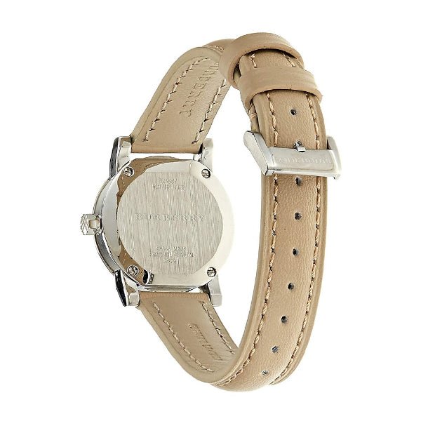 Burberry The City Beige Dial Beige Leather Strap Watch for Women - BU9207 Buy Now By Burberry