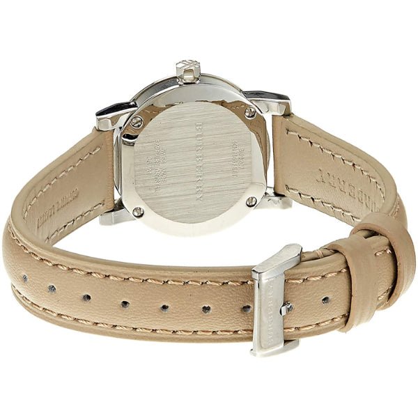 Burberry The City Beige Dial Beige Leather Strap Watch for Women - BU9207 Buy Now By Burberry