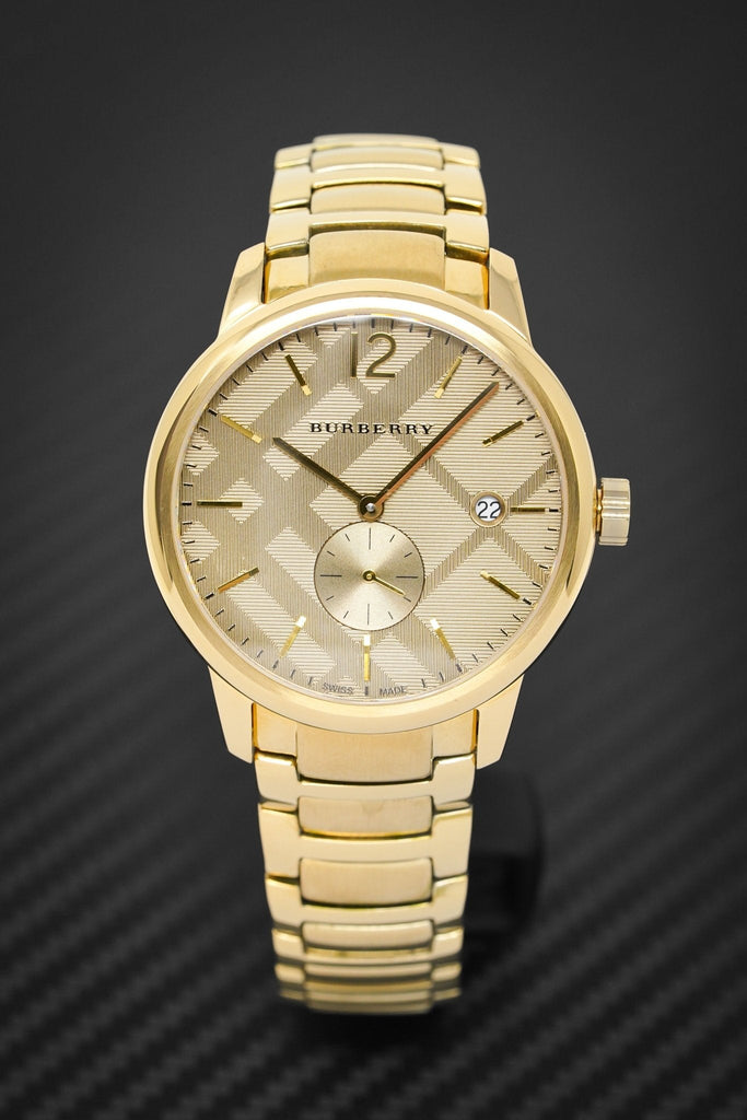 Burberry The Classic Gold Dial Gold Steel Strap Watch for Men - BU10006 Buy Now By Burberry