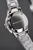 Burberry The Classic Pink Dial Silver Steel Strap Watch for Women - BU10111 Buy Now By Burberry