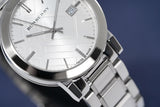 Burberry The City Silver Dial Silver Steel Strap Watch for Women - BU9000 Buy Now By Burberry