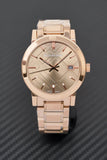 Burberry The City Light Brown Dial Rose Gold Steel Strap Watch for Women - BU9005 Buy Now By Burberry