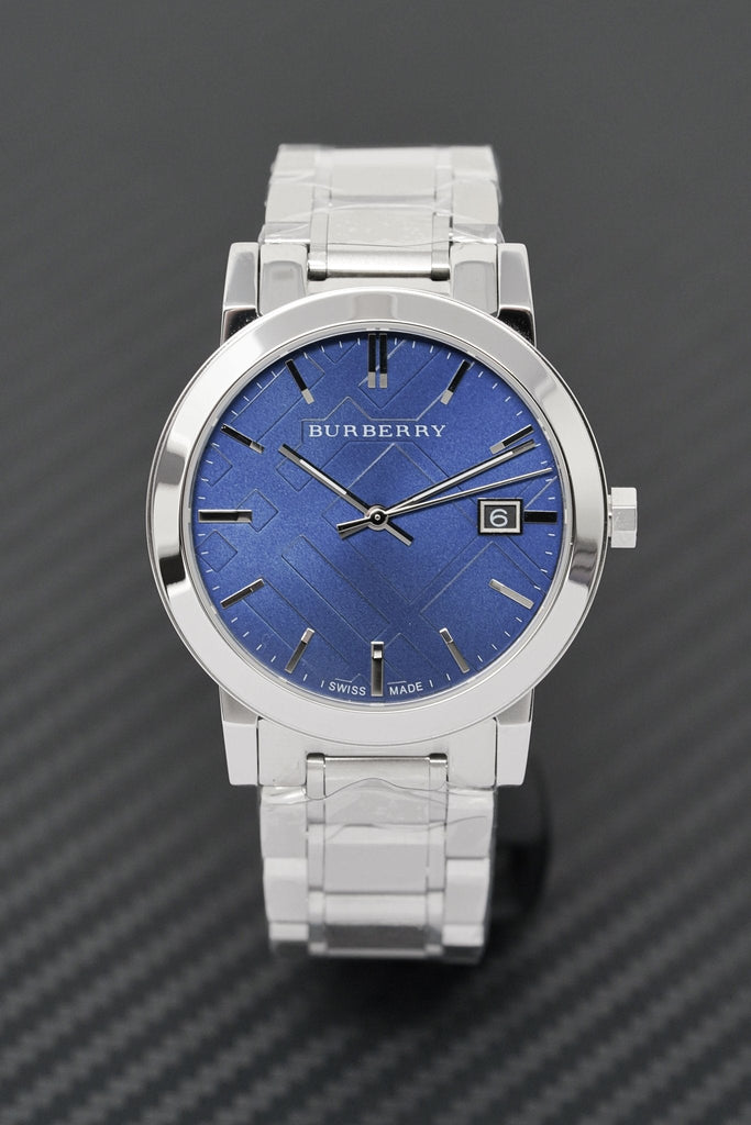 Burberry The City Blue Dial Silver Steel Strap Watch for Men - BU9031 Buy Now By Burberry