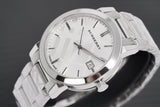 Burberry The City Silver Dial Silver Steel Strap Watch for Men - BU9037 Buy Now By Burberry