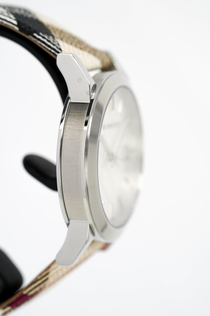 Burberry The City White Dial Brown Leather Strap Watch for Women - BU9113 Buy Now By Burberry