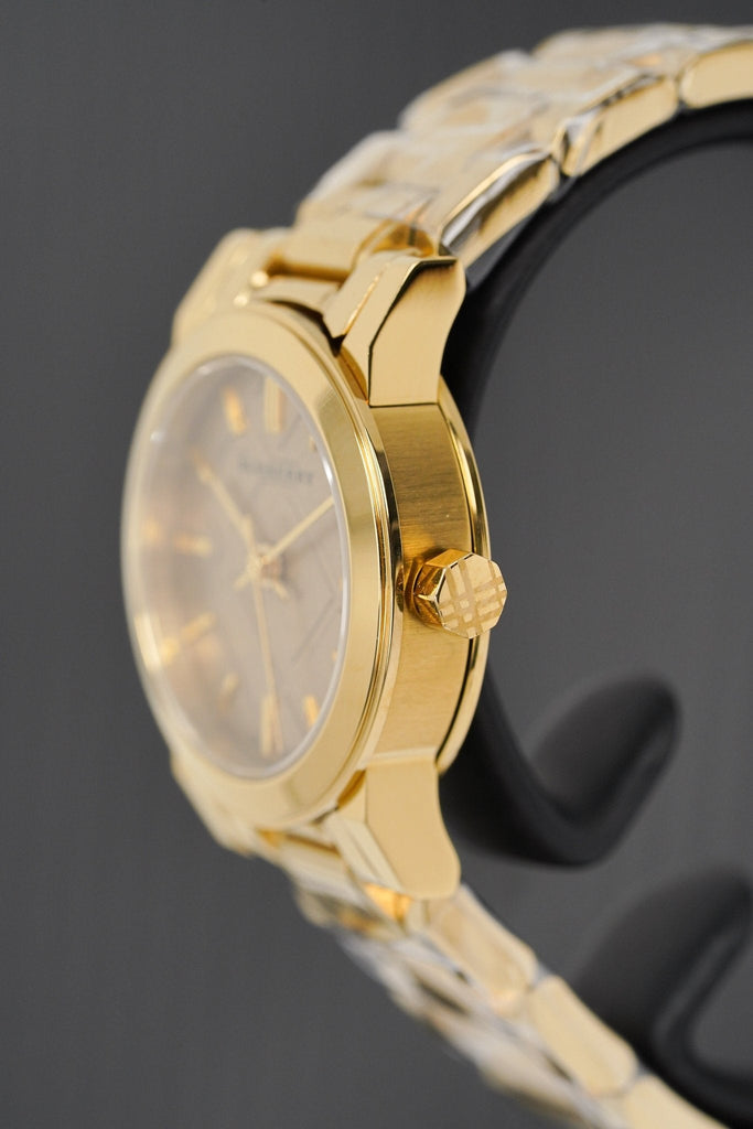 Burberry The City Gold Dial Gold Steel Strap Watch for Women - BU9227 Buy Now By Burberry