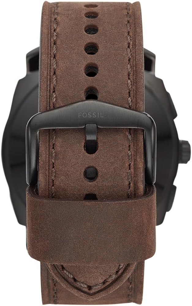 Fossil Bronson Automatic Skeleton Black Dial Brown Leather Strap Watch for Men - ME3219 Buy Now By Fossil