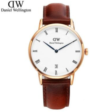 Daniel Wellington Dapper St Mawes White Dial Brown Leather Strap Watch For Women - DW00100091 Buy Now By Daniel Wellington