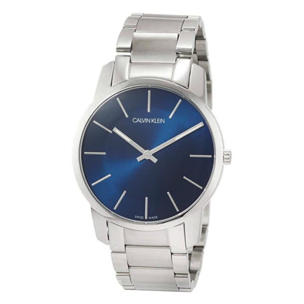 Calvin Klein City Blue Dial Silver Steel Strap Watch for Men - K2G2114N Buy Now By Calvin Klein