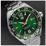 Tag Heuer Formula 1 Quartz Green Dial Silver Steel Strap Watch for Men - WAZ1017.BA0842 Buy Now By Tag Heuer