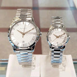 Gucci G Timeless Silver Dial Silver Steel Strap Watch For Women - YA126523 Buy Now By Gucci