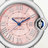 Cartier Ballon Bleu de Cartier Pink Dial Silver Steel Strap Watch for Women - WSBB0046 Buy Now By Cartier