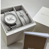 Michael Kors Melissa Quartz Silver Dial Silver Steel Strap Watch for Women - MK1055 Buy Now By Michael Kors