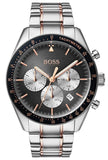 Hugo Boss Trophy Chronograph Grey Dial Silver Steel Strap Watch for Men - 1513634 Buy Now By Hugo Boss