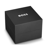Hugo Boss Time One Chronograph Black Dial Black Leather Strap Watch for Men - 1513430 Buy Now By Hugo Boss