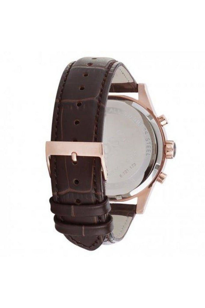 Hugo Boss Jet Grey Dial Brown Leather Strap Watch for Men - 1513281 Buy Now By Hugo Boss