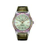 Breitling Chronomat Automatic 36 South Sea Green Dial Green Leather Strap Watch for Women - A10380611L1P1 Buy Now By Breitling