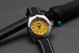 Breitling Avenger Automatic 45 Seawolf Yellow Dial Black Nylon Strap Watch for Men - A17319101I1X1 Buy Now By Breitling