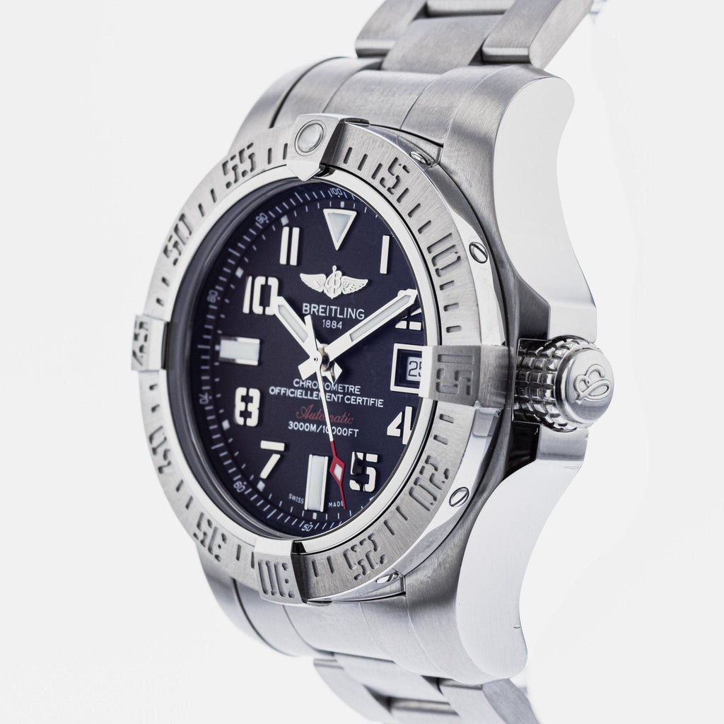 Breitling Avenger II Seawolf Stainless Steel 45mm Black Dial Mens Watch - A1733110/BC31 Buy Now By Breitling