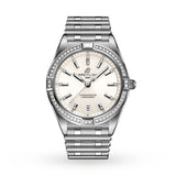 Breitling Chronomat 32 Diamonds White Dial Silver Steel Strap Watch for Women - A77310591A1A1 Buy Now By Breitling