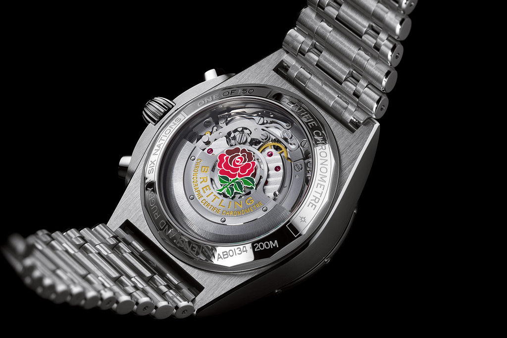 Breitling Chronomat B01 42 Six Nations Italy Blue Dial Silver Steel Strap Watch for Men - AB0134A41C1A1 Buy Now By Breitling