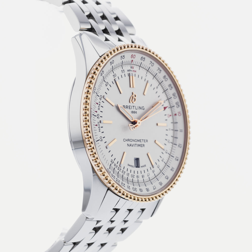 Breitling Navitimer Automatic 41mm White Dial Silver Stainless Steel Mens Watch - U17326211G1A1 Buy Now By Breitling