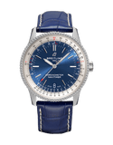 Breitling Navitimer Automatic 41mm Blue Leather Strap Mens Watch - A17326211C1P3 Buy Now By Breitling