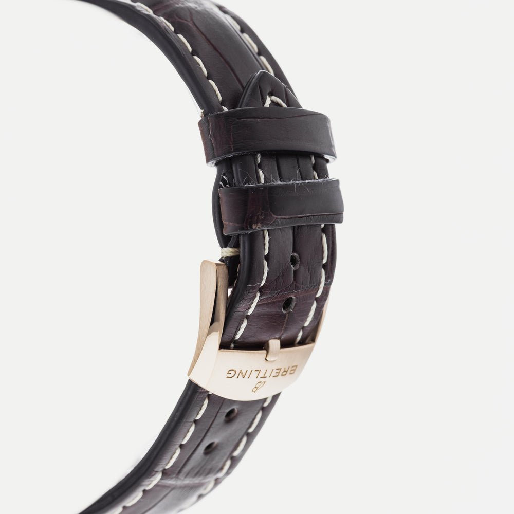 Breitling Premier Automatic 40mm Silver Dial Black Leather Strap Watch for Men - A37340351G1P1 Buy Now By Breitling