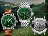 Breitling Premier B01 Chronograph 42 Green Dial Silver Steel Strap Watch for Men - AB0145371L1A1 Buy Now By Breitling