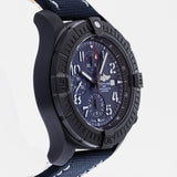 Breitling Super Avenger Chronograph 48 Night Mission Blue Dial Blue Leather Strap Watch for Men - V13375101C1X2 Buy Now By Breitling