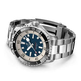 Breitling Superocean Automatic 44mm Blue Dial Silver Steel Strap Watch for Men - A17376211C1A1 Buy Now By Breitling