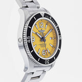 Breitling Superocean II Automatic 44mm Yellow Dial Silver Steel Strap Watch for Men - A17367021I1A1 Buy Now By Breitling