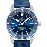 Breitling Superocean Heritage II B20 44mm Blue Dial Blue Rubber Strap Mens Watch - AB2030161C1S1 Buy Now By Breitling