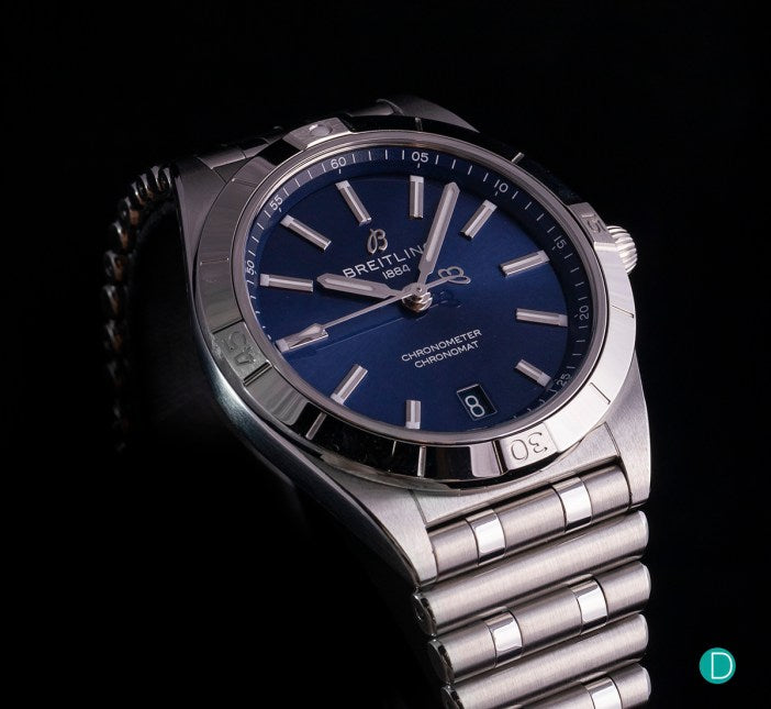 Breitling Chronomat Automatic 36 Blue Dial Silver Steel Strap Watch for Women - A10380101C1A1 Buy Now By Breitling