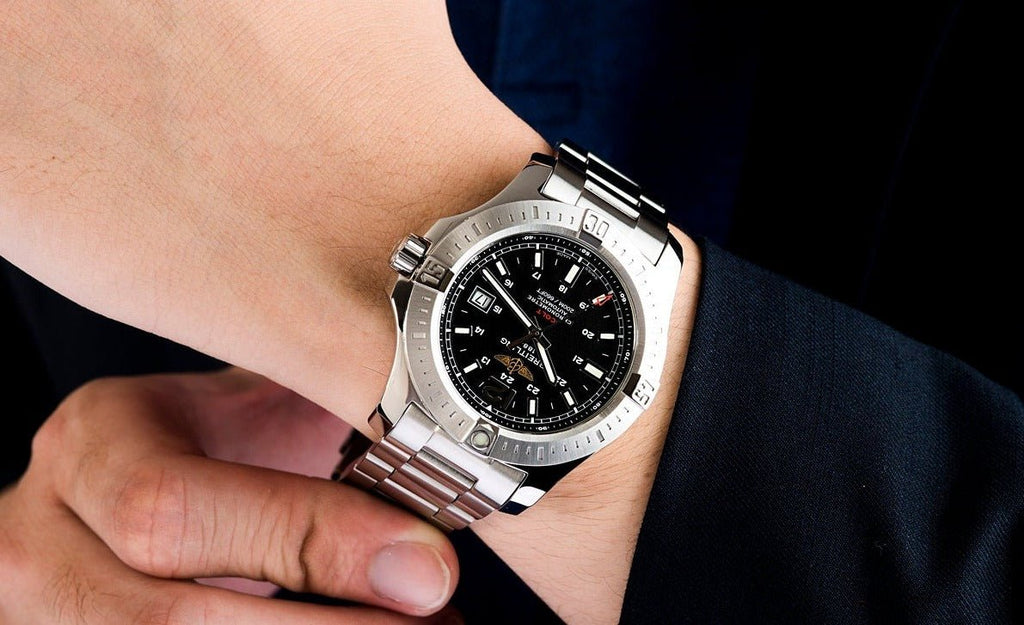 Breitling Colt Automatic 44mm Black Dial Stainless Steel Mens Watch - A1738811/BD44/173A Buy Now By Breitling