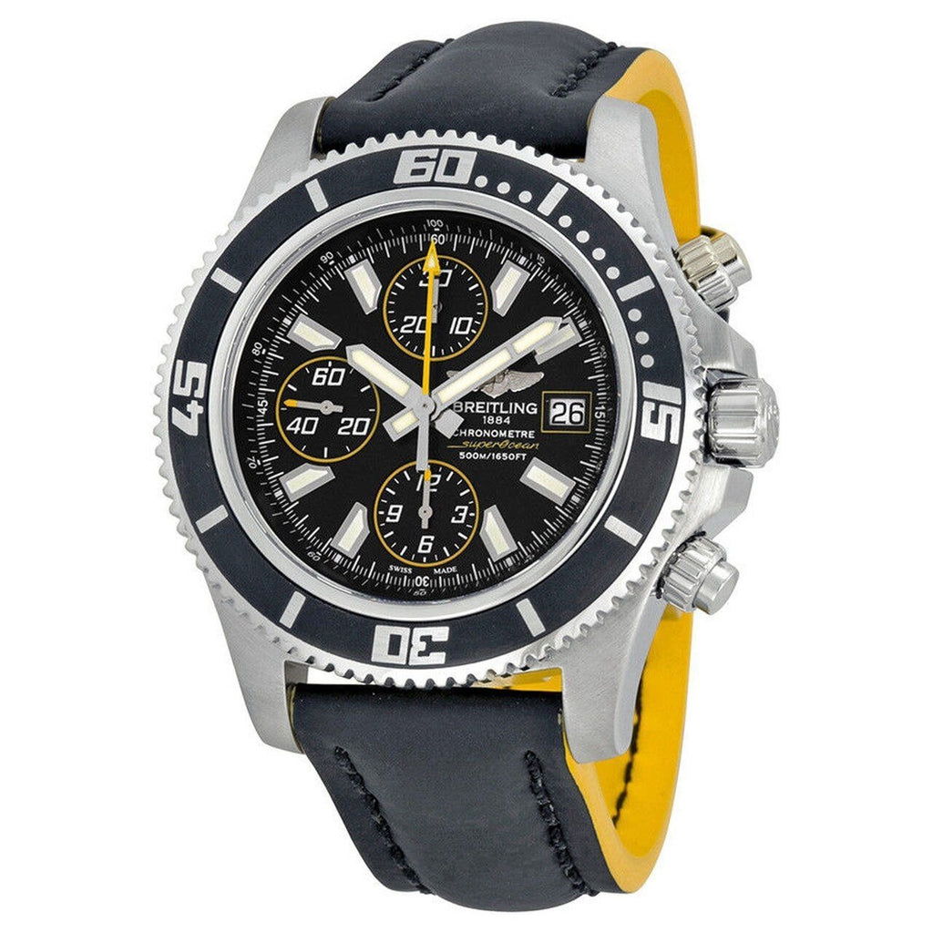 Breitling Superocean Chronograph II Black Dial 44mm Automatic Mens Watch - A1334102/BA82 Buy Now By Breitling