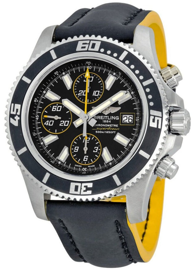 Breitling Superocean Chronograph II Black Dial 44mm Automatic Mens Watch - A1334102/BA82 Buy Now By Breitling