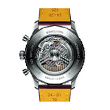 Breitling Navitimer B01 Chronograph 46 Green Dial Black Leather Strap Watch for Men - AB0137241L1P1 Buy Now By Breitling