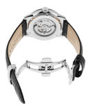 Bulova BVA Classic Automatic Silver Dial Black Leather Strap Watch for Men - 96A135 Buy Now By Bulova