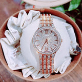 Bulova Crystal Collection Silver Crystals Dial Two Tone Steel Strap Watch for Women - 98L235 Buy Now By Bulova