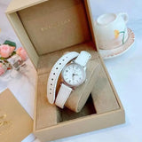 Burberry Utilitarian White Dial White Leather Strap Watch for Women - BU7846 Buy Now By Burberry