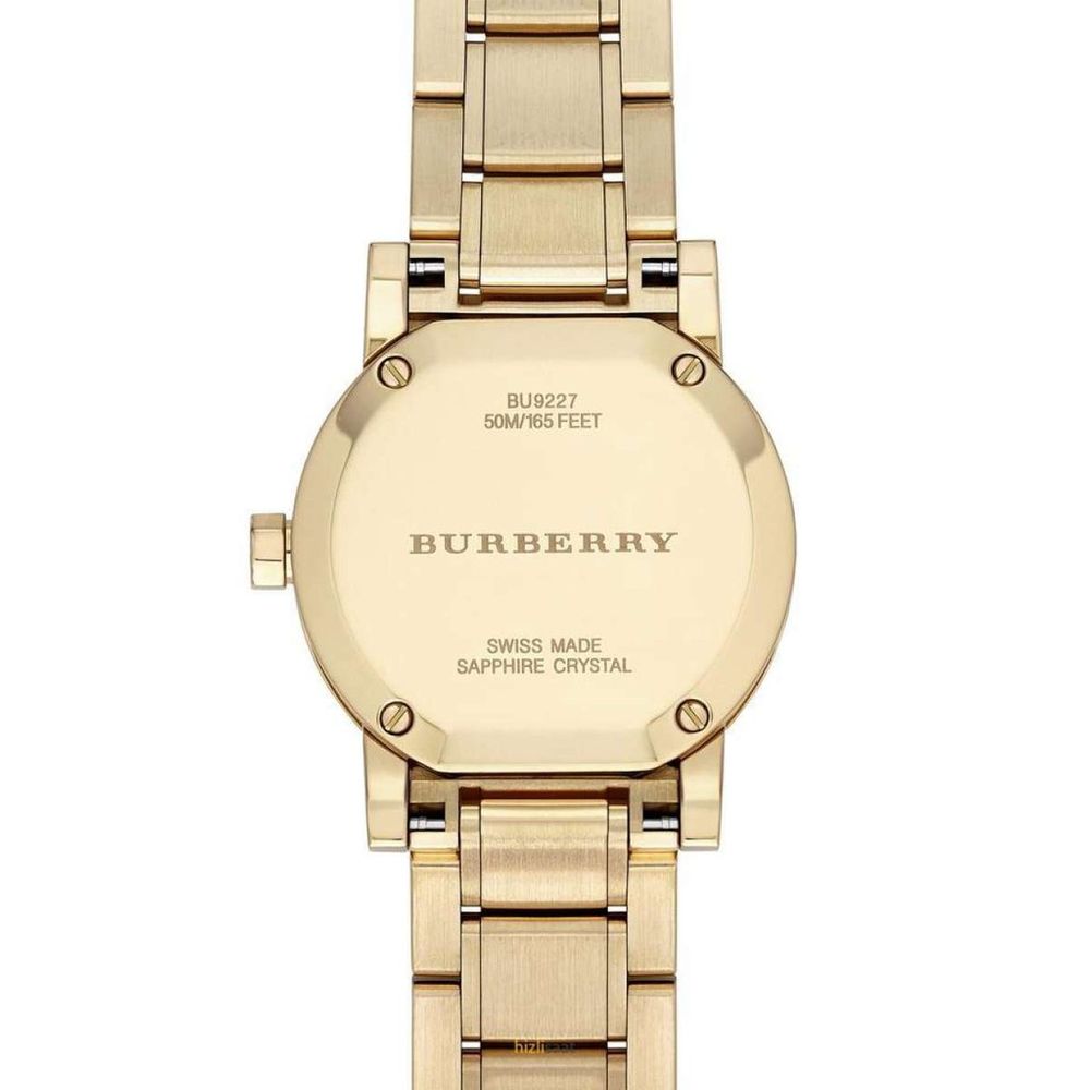 Burberry The City Gold Dial Gold Steel Strap Watch for Women - BU9227 Buy Now By Burberry
