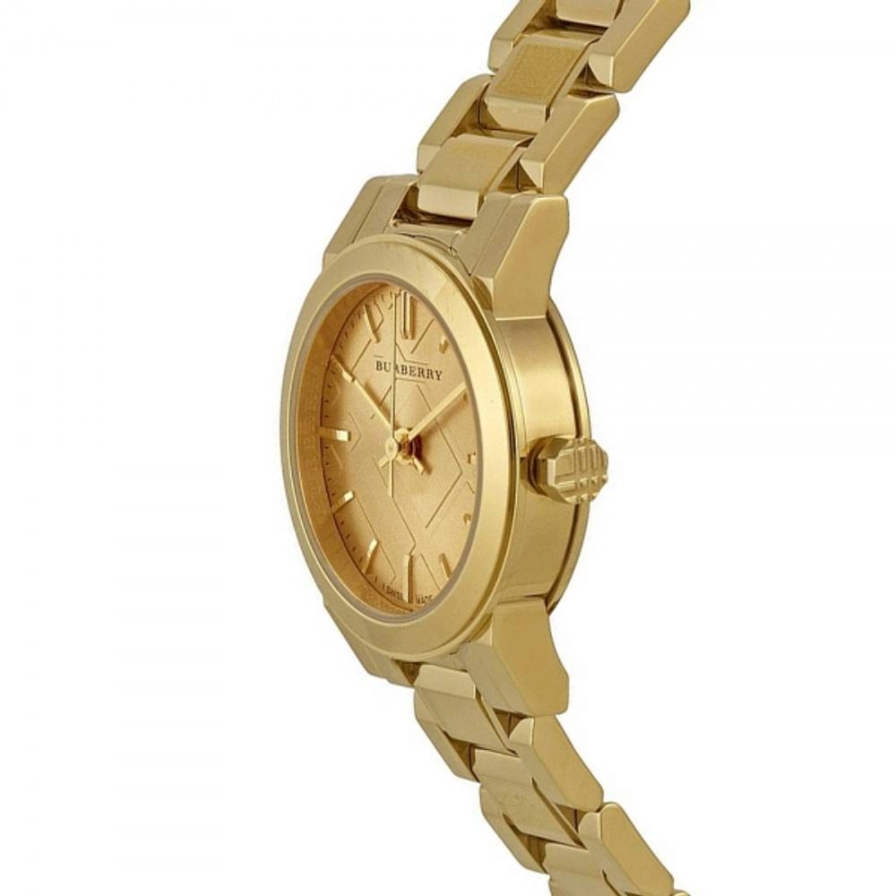 Burberry The City Gold Dial Gold Steel Strap Watch for Women - BU9227 Buy Now By Burberry