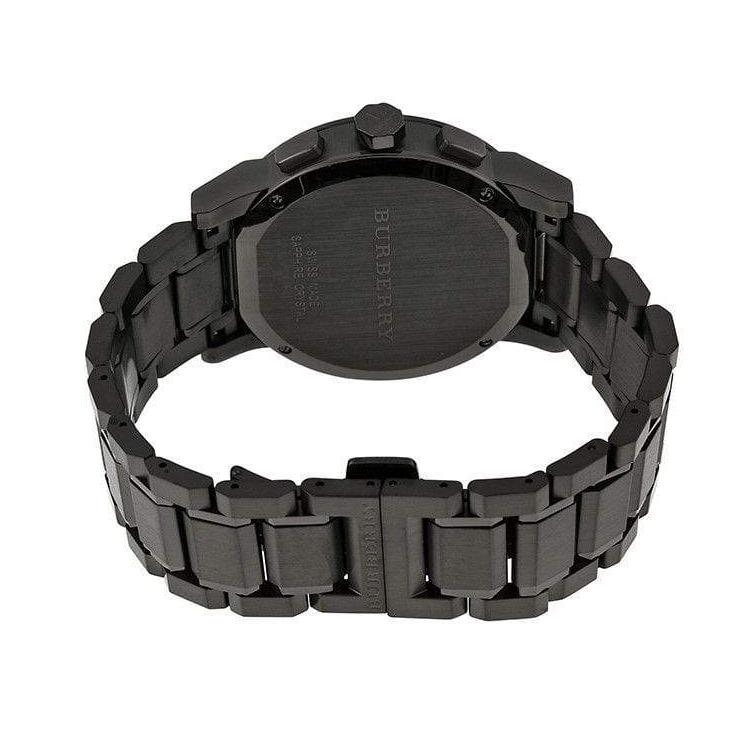 Burberry The City Navy Blue Dial Black Steel Strap Watch for Men - BU9365 Buy Now By Burberry