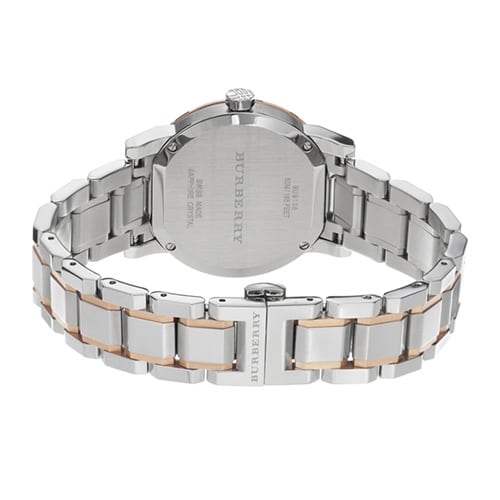 Burberry The City Silver Dial Two Tone Steel Strap Watch for Women - BU9205 Buy Now By Burberry