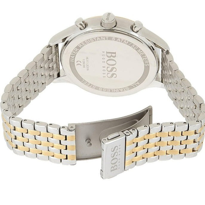 Hugo Boss Companion Silver Dial Two Tone Mesh Bracelet Watch for Men - 1513654 Buy Now By Hugo Boss